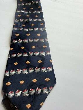 After Dark Flying Toasters Pattern Men's 100% Silk Necktie
